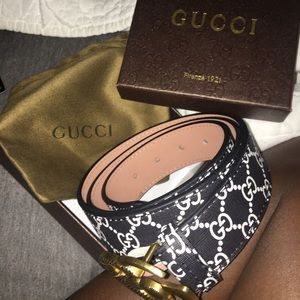 snake buckle black and white gucci belt